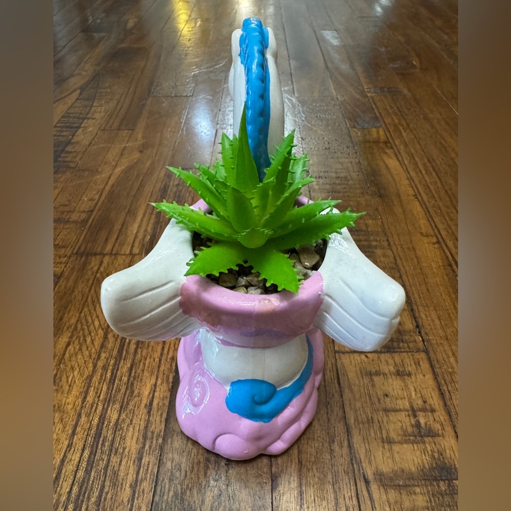 Disney Hercules Pegasus Decorative Planter (Fake Succulent) - Picture 2 of 6